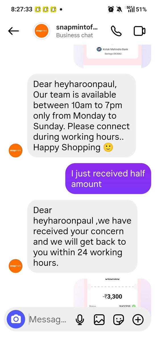 _b_legit_'s tweet photo. @SnapmintEmi @Amitsmtt001 @delhivery Where is the remaining amount dude u guys think we stupids or what?
1908 balance is pending 
Just got the refund of 1392
And i paid the down payment for 3300
@SnapmintEmi https://t.co/CHjIQovAqE