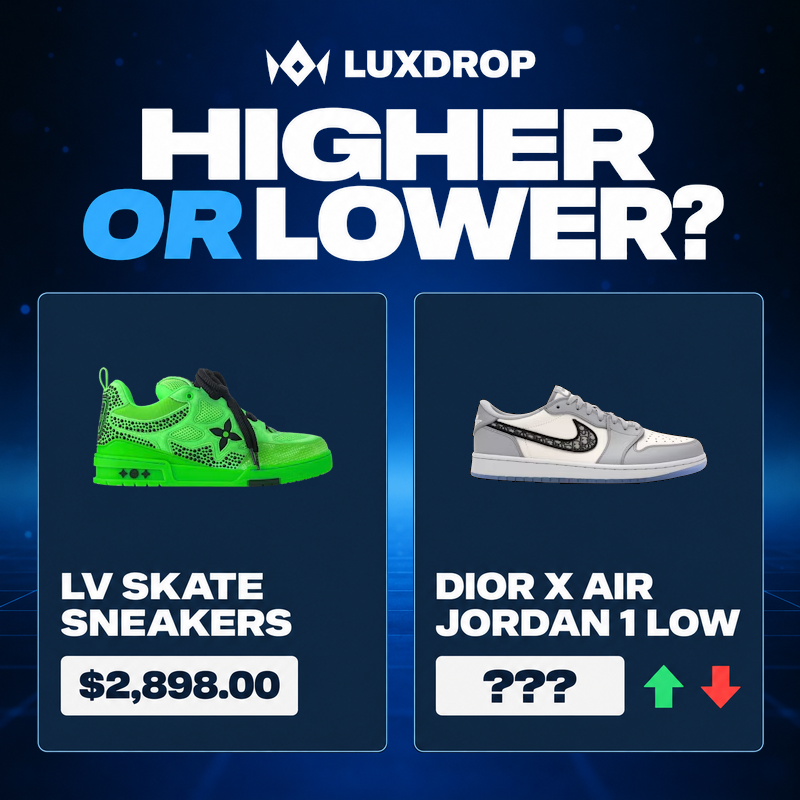 LuxDropCom's tweet photo. Which pair of shoes do you think costs more?

Drop your guess + LuxDrop username below 👇🏻 https://t.co/oEa0p3YEnQ