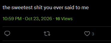 KnightUvTime's tweet photo. @theoluminati Okay everyone STOP THE COUNT OR IT'LL STOP BEING ABOUT ME 

THANK YOU FOR YOUR ATTENTION TO THIS MATTER https://t.co/KnXGHkIbRW