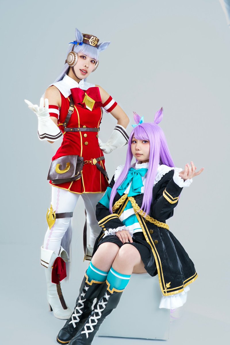 Koiking328's tweet photo. ウマ娘 
【Cosplay/コスプレ】

ゴールドシップ＆メジロマックイーン

📸ぎんはち 様 @Gin8_Cos 
#うちらの青春スピカ併せ0923 https://t.co/lXX5GzmWqh