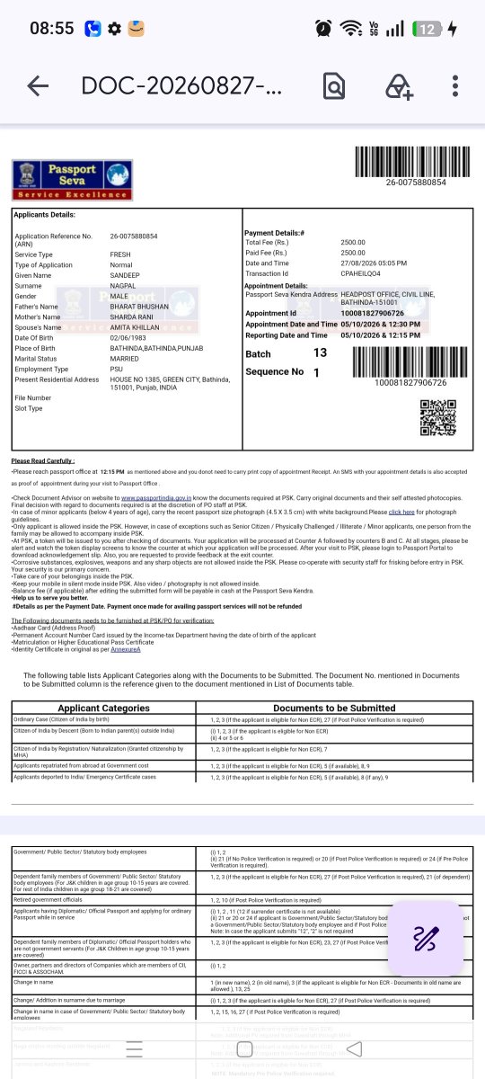 AnonymousFI83's tweet photo. @rpochandigarh @passportsevamea Check application. Permanent address is there https://t.co/OWm7tpqypw