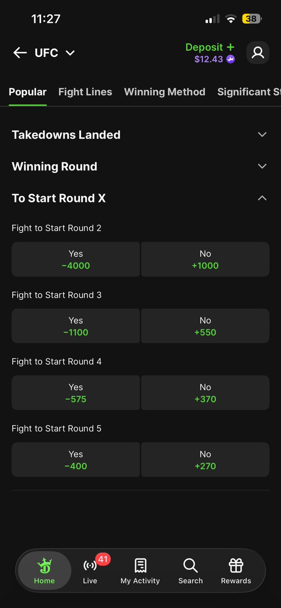 Jclappjet's tweet photo. @OhioTate Feels like it has to be ufc. Gotta touch all the sports Merab vs Yan fight to start round 3 -1100 @RobbieBarstool @SpinninBackfist https://t.co/jJTql1B9dH