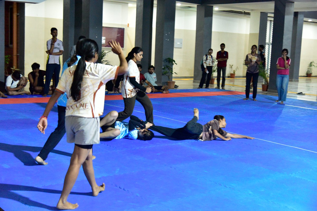 IIIT_Pune's tweet photo. #Kabaddi at @IIIT_Pune!

Boys' &amp; girls' matches on 22 Oct under #NashaMuktYuva for #ViksitBharat – 100 Sundays Sankalp Abhiyan, with @MYBharatGov @YASMinistry @ficci_india

Teamwork. Fitness. Drug-free youth.

#SDG3 #SDG4 #SDG16 #SDG17 https://t.co/lJbGJjgPl6