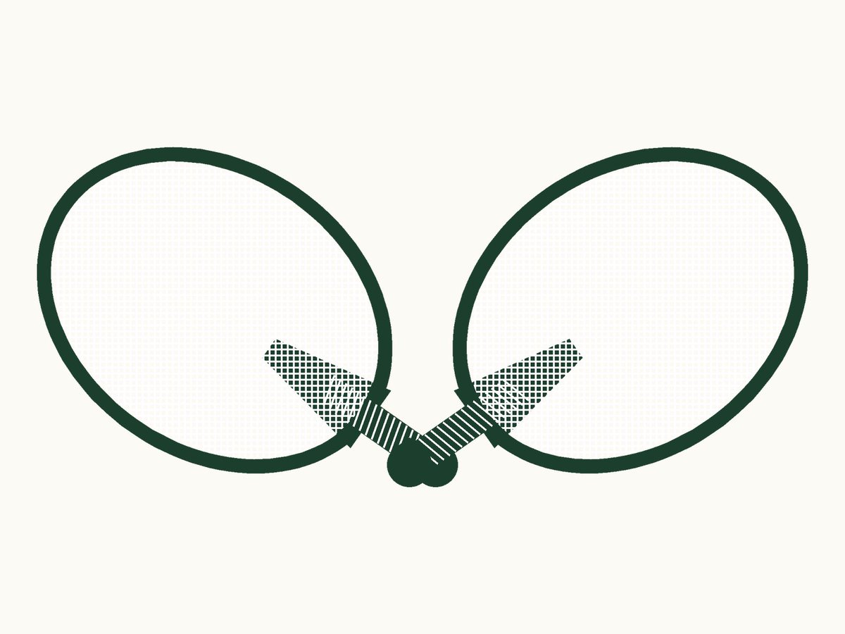 BitQuinn's tweet photo. Today I asked Finley, my Grok bot peasant to draw me two crossed tennis racquets and literally gave him the image to copy and this was the response. 

I obv gave him a spanking and now he’s on thin ice. 

Bots these days …. https://t.co/1LfzrKXU4m