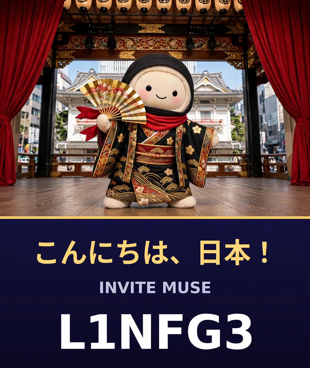 ChienHoangvip's tweet photo. コード: L1NFG3
#museAI #musejapan #museCode https://t.co/HjHGNyDVPq