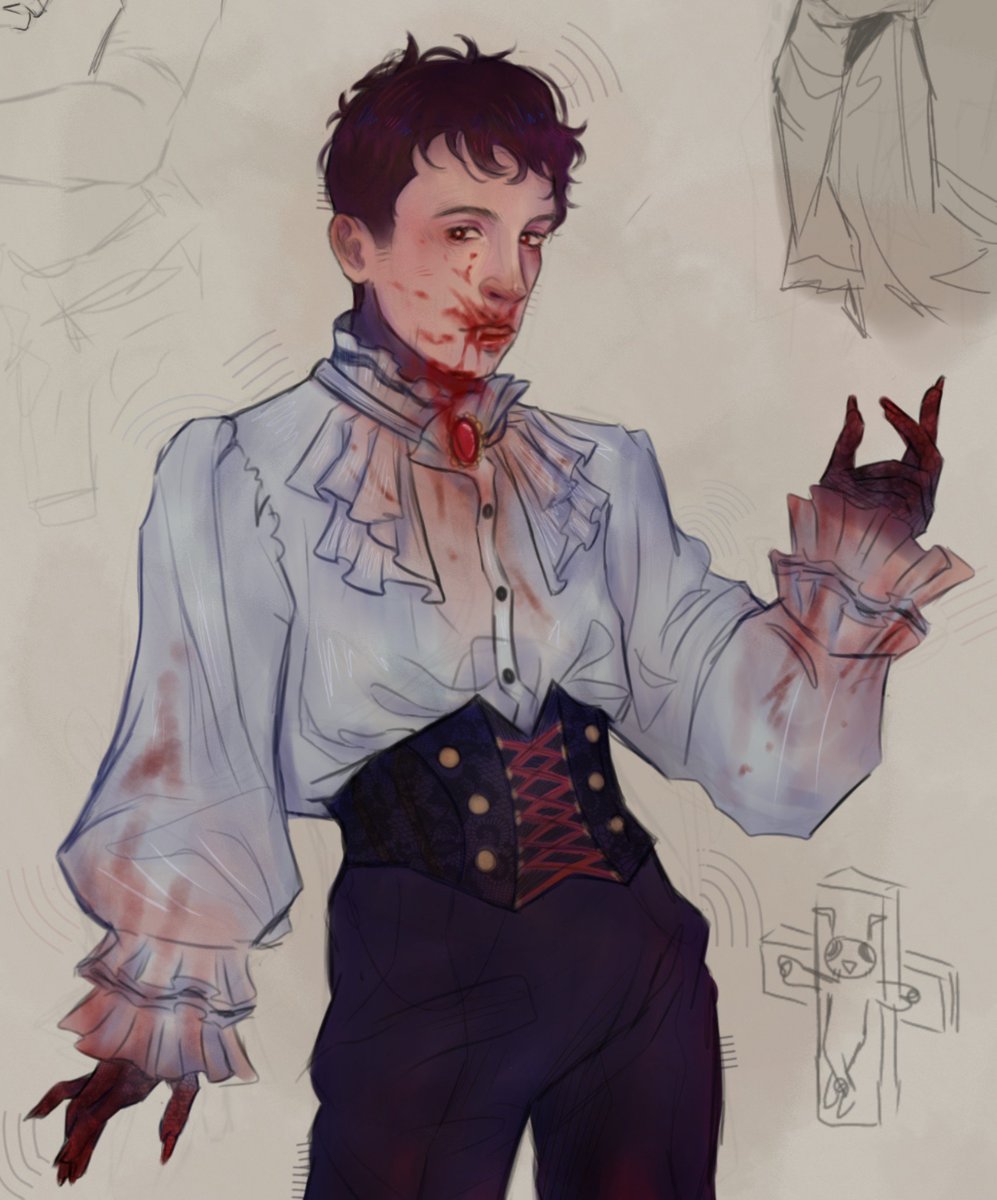 Rotthen_guy7's tweet photo. We all like vampires, don't? 🩸
.
.
.
#clikketwt #fanart #cliqueart #twentyonepiløts #digitalart https://t.co/9g2Y1JlcuV