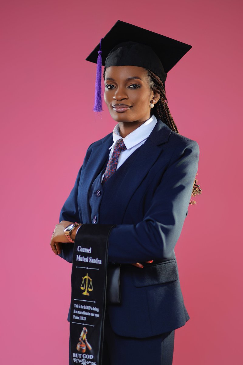 MUTESISANDRA91's tweet photo. My heart indites a good matter 

4 years of God's grace Today, 24th/10/2026, God has done it again.

Re Introducing:

COUNSEL MUTESI SANDRA

#NUGrad_2026 | #I_Owe_You https://t.co/2FpKl0IBaW