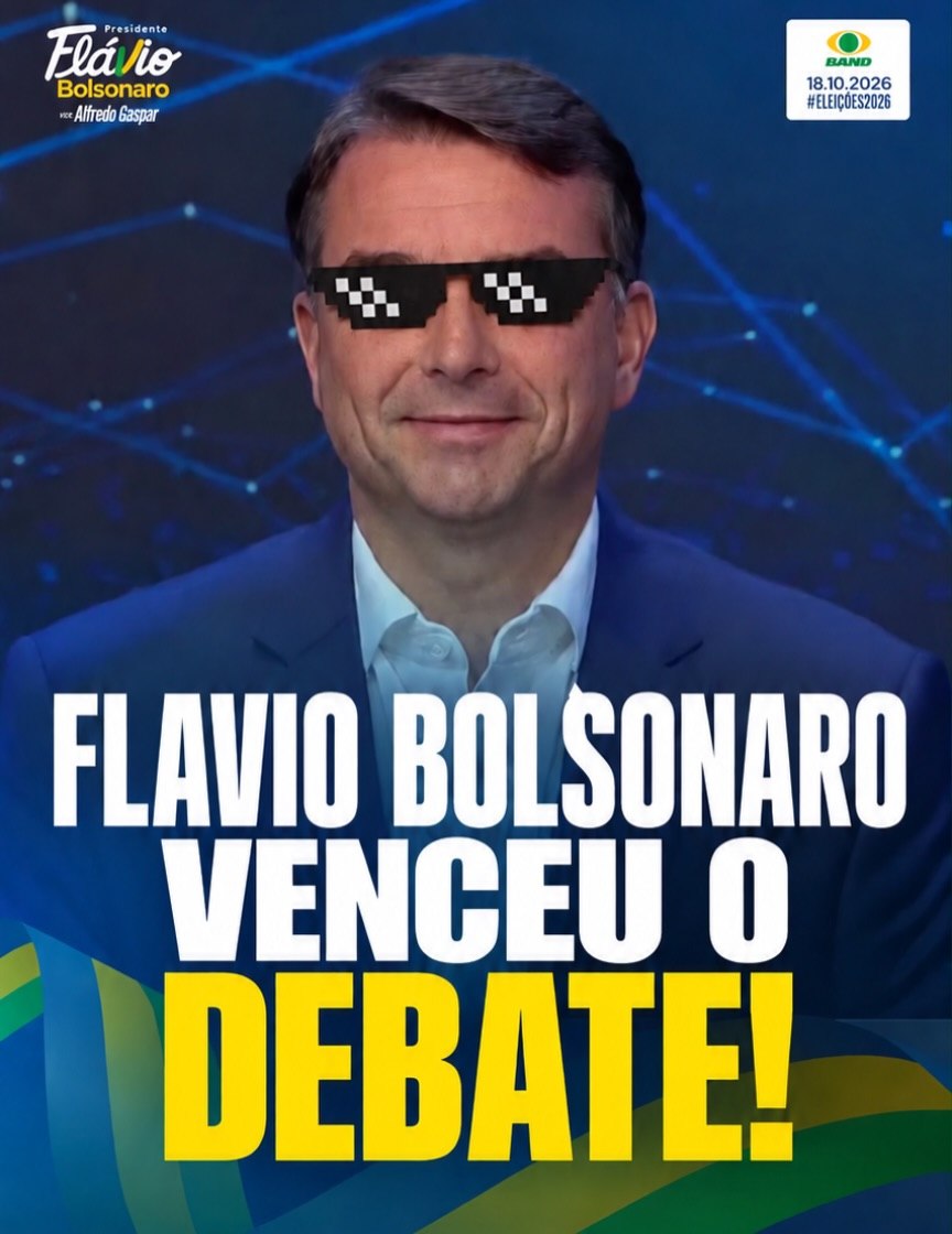 mfriasoficial's tweet photo. Humilhou o Lula apenas com VERDADES! 
Dia 25, é @FlavioBolsonaro 22. 🇧🇷 https://t.co/70mq3VIT7n