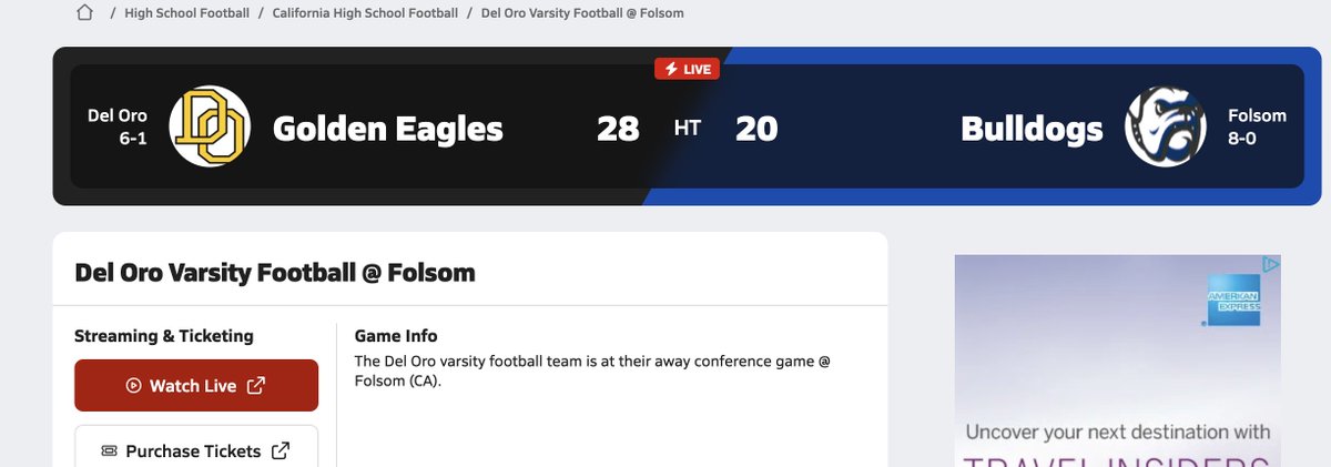 SacMaxPreps's tweet photo. Halftime score

Follow live
https://t.co/qXHAv9Bth3 https://t.co/hq2wD8rlZN