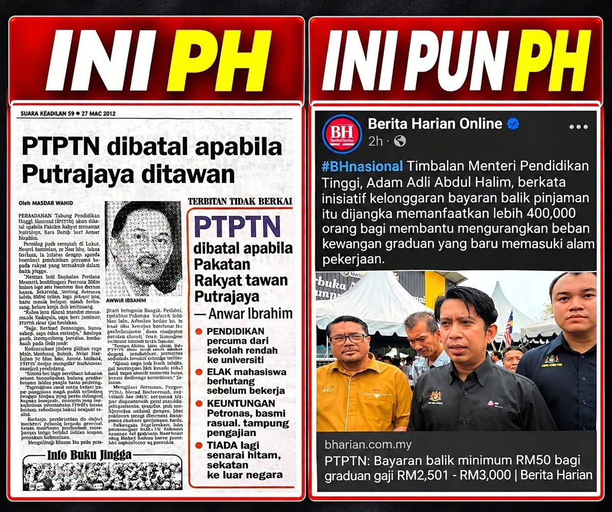 NaratifRakyat's tweet photo. Orang yang sama ke?
Hebat PH, Penipu rakyat pun diberi jawatan Menteri… https://t.co/Nj7MXgVL0S