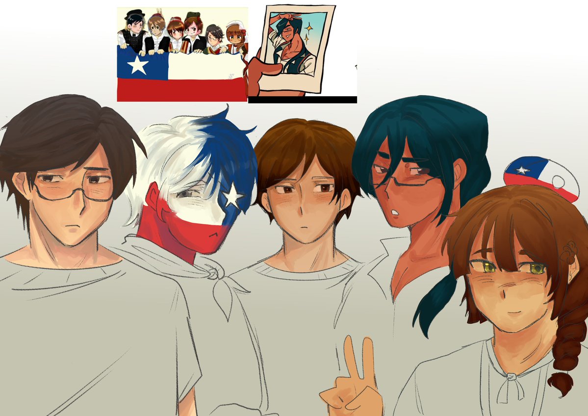 4a1exX's tweet photo. Le Chiles, algún día aprenderé a renderizar s los juro

#latinhetalia #Chile https://t.co/cSdXUscaMw
