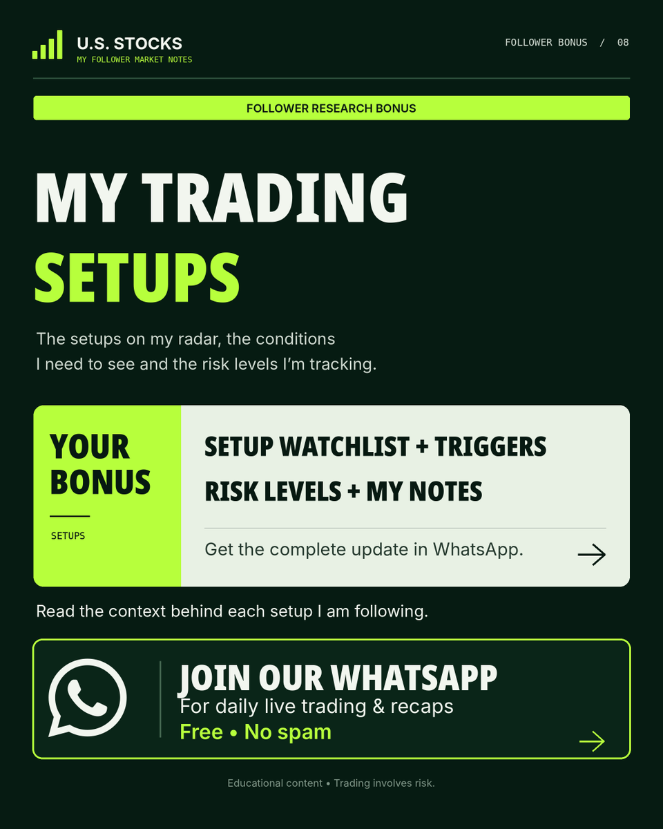 upv7i5's tweet photo. Today’s follower bonus: my U.S. stock volatility notes are available to everyone who reaches out on WhatsApp today. Join to see how shifting volatility shapes my prep 👇 👇 https://t.co/743pp9vuYR https://t.co/iWZzCekMD3