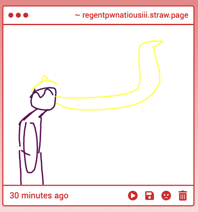 Noble_Pwnatious's tweet photo. WHO IS RESPONSIBLE FOR SENDING THIS TO MY STRAWPAGE!? This DISGUSTING and VILE CARICATURE OF MY NOBLE FIGURE DOES NOT RESEMBLE ME IN THE SLIGHTEST!!!! HOW DARE YOU!!! CARNAGE!!! I WANT THE AUTHOR RESPONSIBLE BANNED FROM MY STORE IMMEDIATELY AND SUED FOR SLANDEROUS DEPICTIONS!!!! https://t.co/D8f4ou5nks