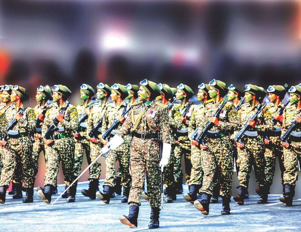 AmitShah's tweet photo. Raising Day greetings to the 'Himveers' of the @ITBP_official.

The roar of their valour echoes through the snow-clad mountains, reducing every threat to our nation's security to rubble. Their tenacity in withstanding the harshest climates symbolizes India's steely resolve for security.

Salutations to the martyrs who made the supreme sacrifice for the nation.