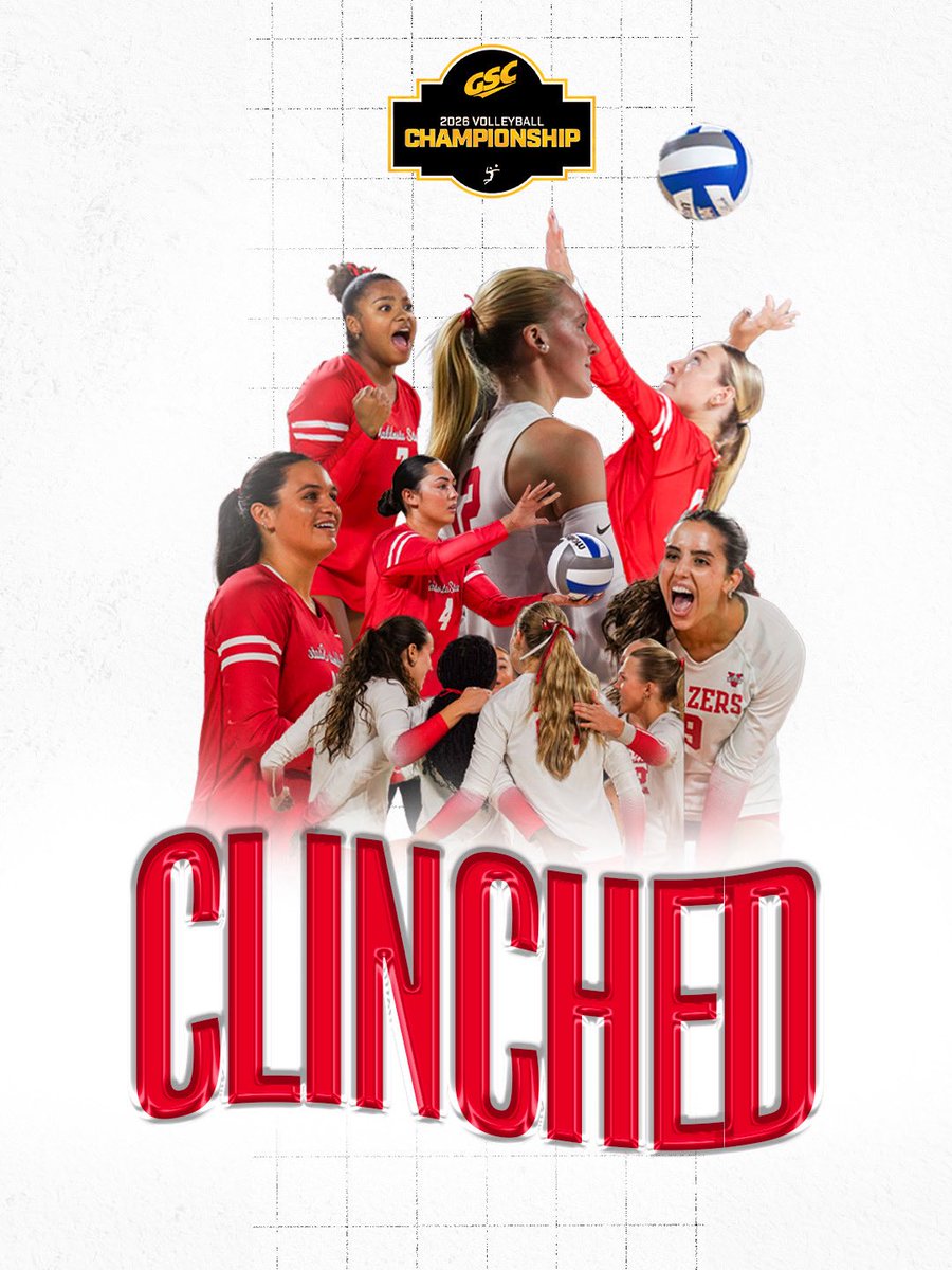 VState_Blazers's tweet photo. 🏐𝙏𝙝𝙚𝙮’𝙧𝙚 𝙄𝙣

Blazer Volleyball clinches spot in GSC Championship Tournament.

#GOBLAZERS🔥 | #VStateVBall https://t.co/aWvx4cGlpf