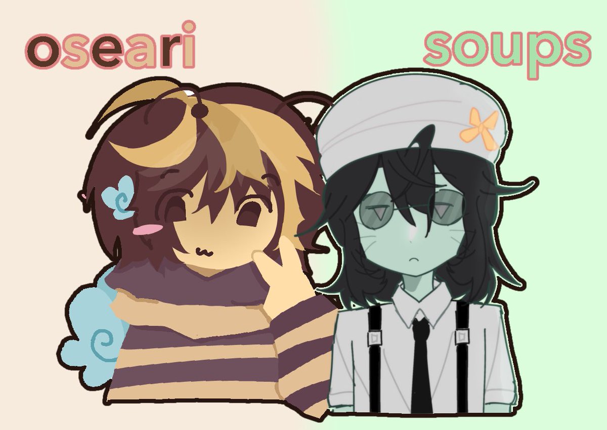 fishy_cak3's tweet photo. ART COLLAB WITH MARS ON DISCORD #osearifanart #soupsfanart #spitesmp https://t.co/pMU7nNEySo