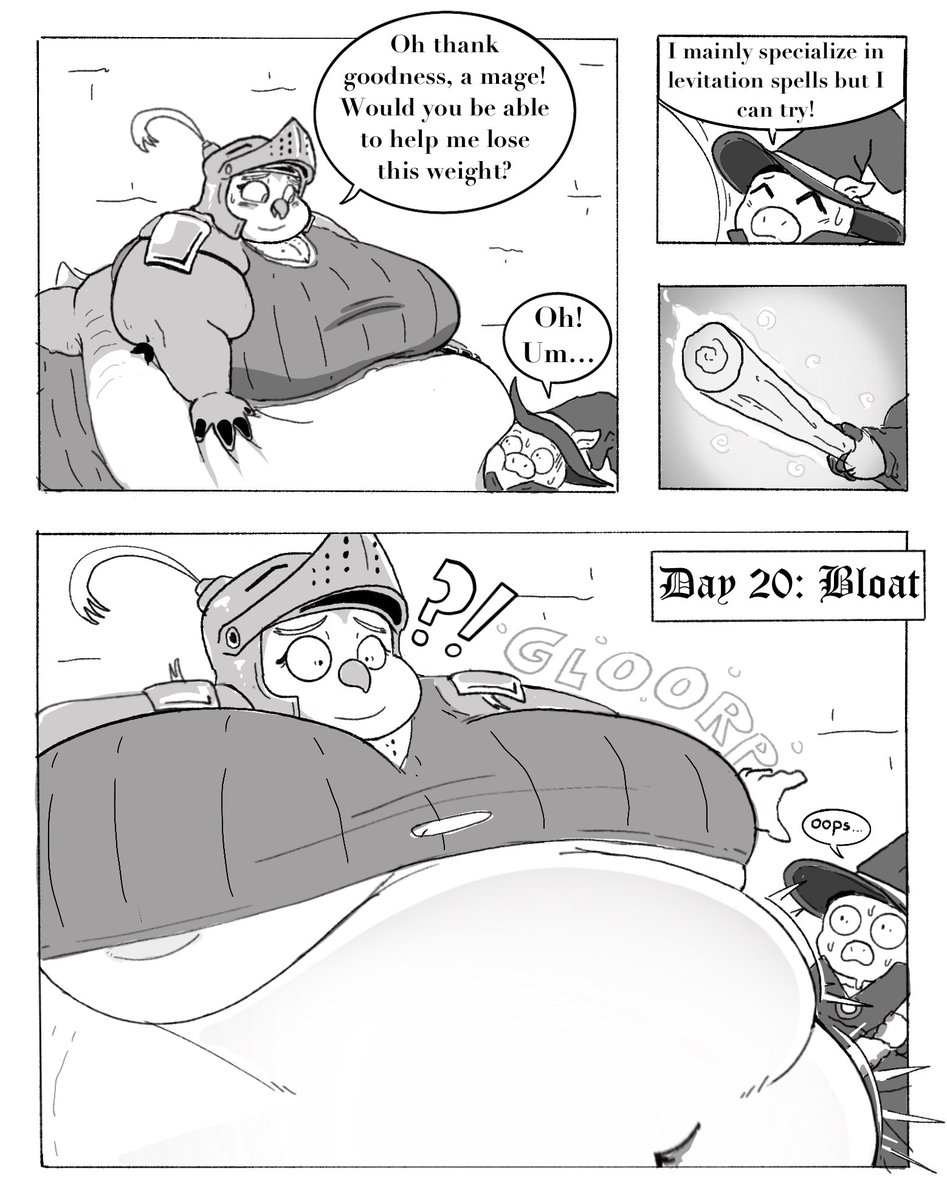 BellBites's tweet photo. Day 20: Bloat
That’s what happens when you ask for help from a level 8 mage
#fattytober https://t.co/oTc46fjkar