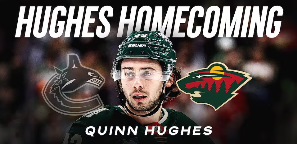 OADSBW's tweet photo. *JUST ANNOUNCED*

-OAD Bonus Coverage: Quinn Hughes returns to Vancouver 
for the first time, Sunday, October 25th, 8pm

https://t.co/rvlKtyF6HK https://t.co/dIQgJ4zwyK