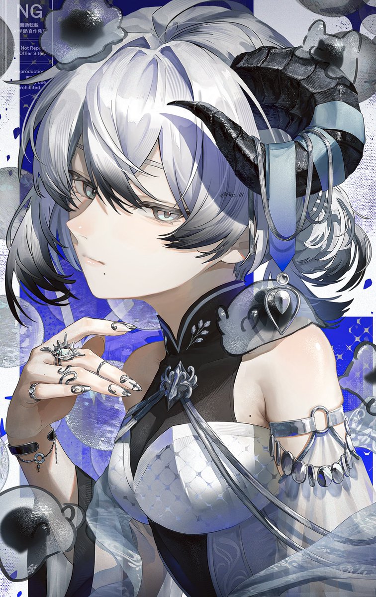 Arc_lll's tweet photo. oc🟦⬜️ https://t.co/fRSZATSJKT