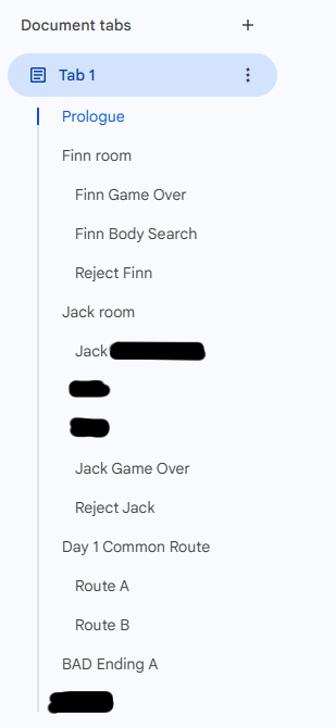 NioNola_'s tweet photo. I used to write scripts directly into the Ren'Py, but using Google Docs is so much more convenient!
also, the amount of content has turned out to be greater than expected, so the next update will likely feel quite substantial to you all. #ReservedTableVN #RTVN #devlog https://t.co/0n8Wvm1TKA