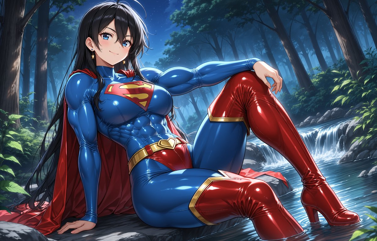 YolandatheVamp's tweet photo. (Superwoman) by Chih
https://t.co/s407aJhopH
#cape #cloak #AIart #bodysuit #latex #leather #superheroine #DC #Superwoman #muscles #blackhair #abs #musclegirl #tight #ass #largebreasts https://t.co/mAGQH2KzKl