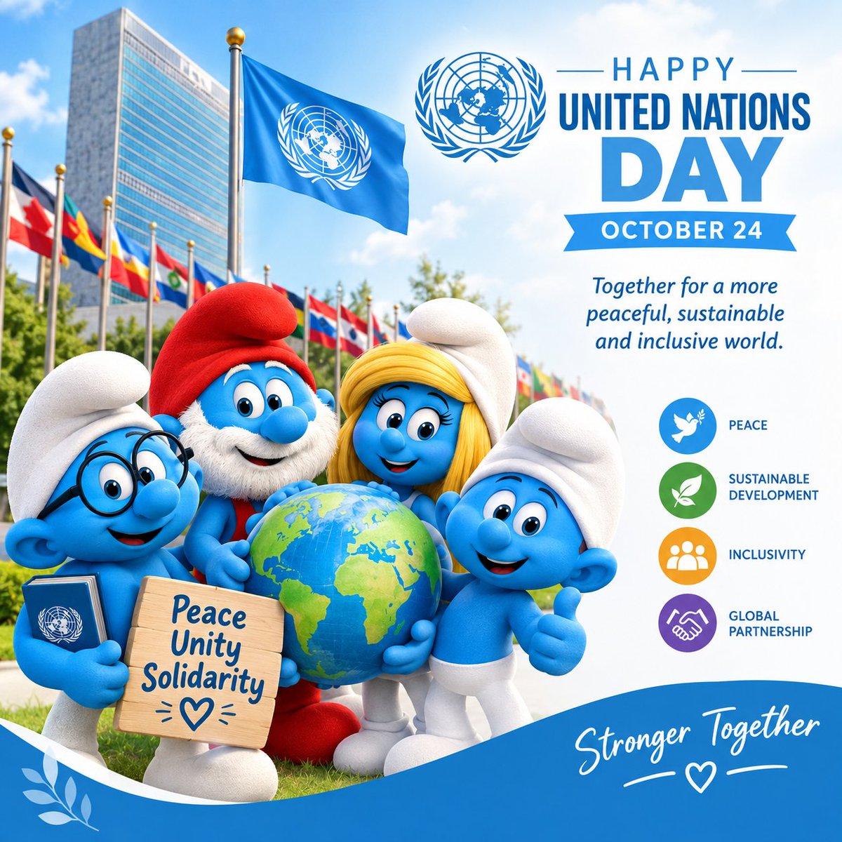 BelgiumAddis's tweet photo. #UNDay

🇧🇪Belgium &amp; the 🇺🇳UN: 81 years of partnership for peace, development &amp; global cooperation.

Proudly, 🇧🇪 is the world's 8th largest supplier to the UN &amp; works closely with UN institutions in Addis Ababa to advance development &amp; humanitarian action.#BE4Multilateralism https://t.co/OHIGtiSBTj