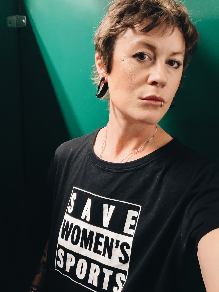 tarafaul503's tweet photo. Just got forcibly kicked out of a Portland Thorns game because people were hitting my group with trans flags over our feminist shirts. Living in the upside down 
.
@BrandiKruse https://t.co/QGbTsDwFCT