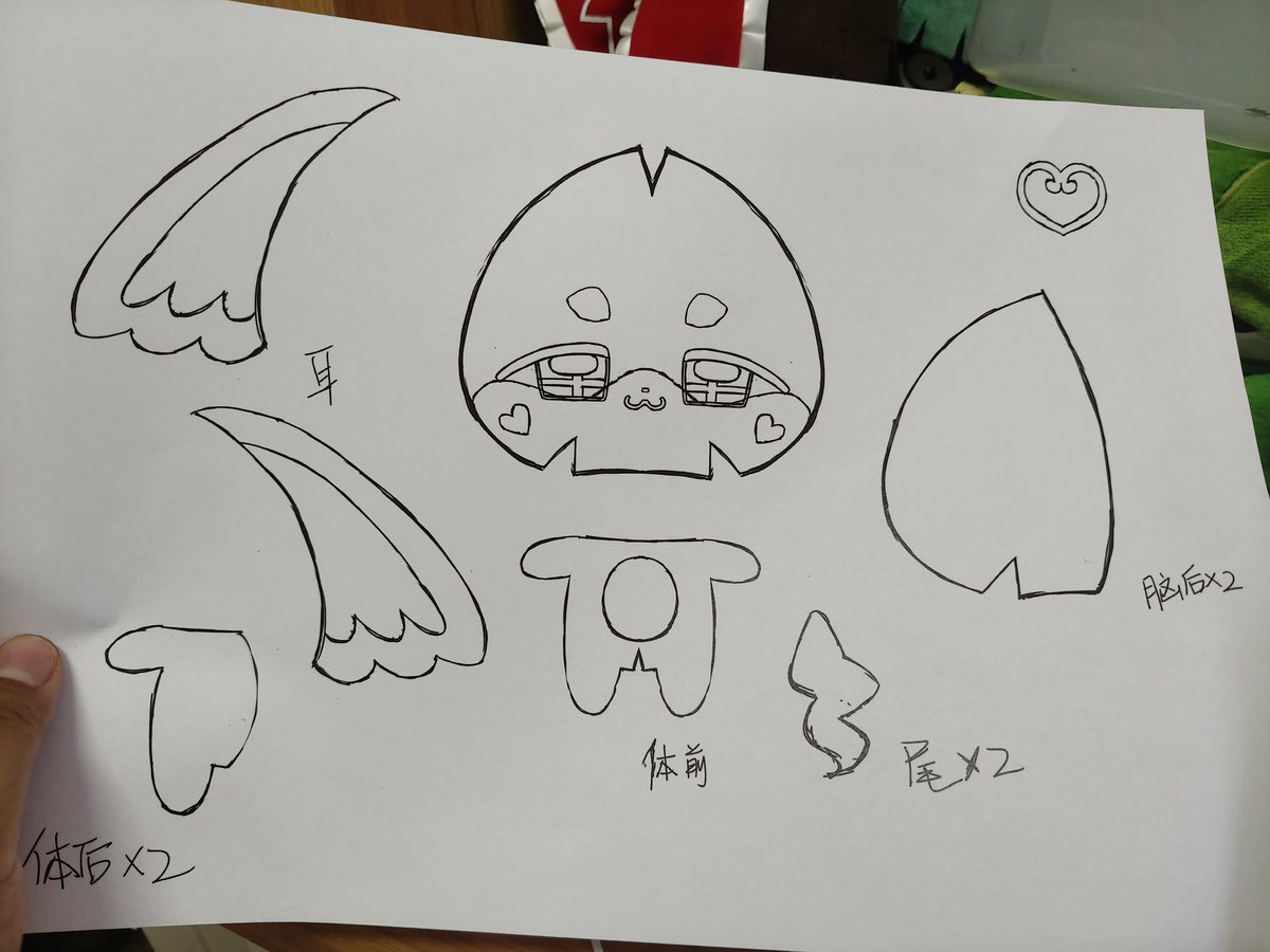 srh_KAITOU's tweet photo. 打印出来了
我以为会很大结果只有这么点啊啊啊布料买多了 https://t.co/lhjgkP5wGG