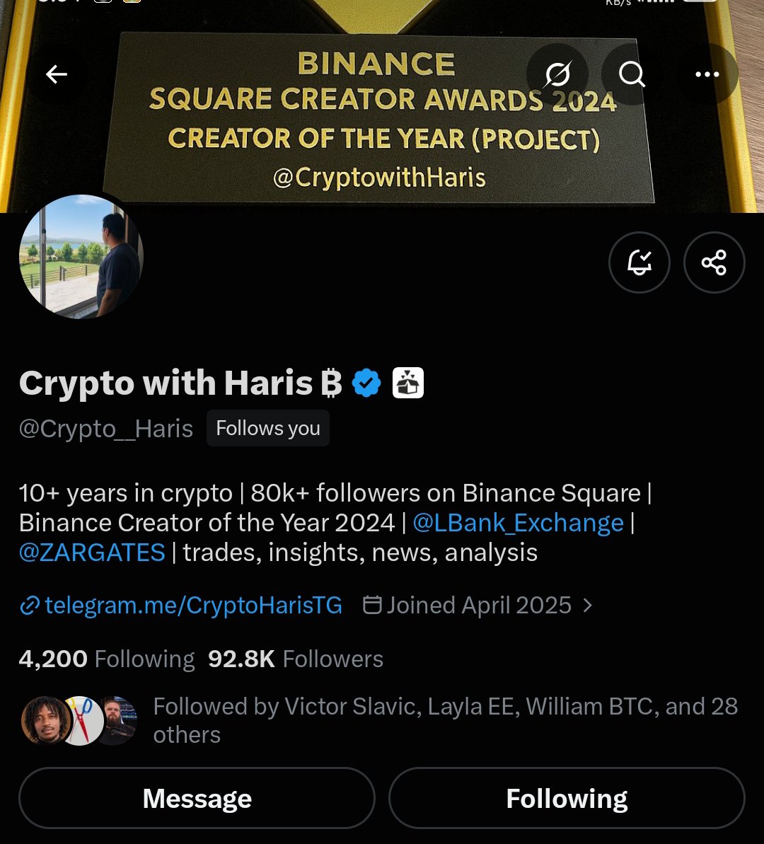 VT_zero1's tweet photo. @Crypto__Haris BTC: 1QHJ7njF5CPhR1qYeqj5QHH1VJWjscoza7

Binance uid: 68423053 https://t.co/wmIgEDeOmZ