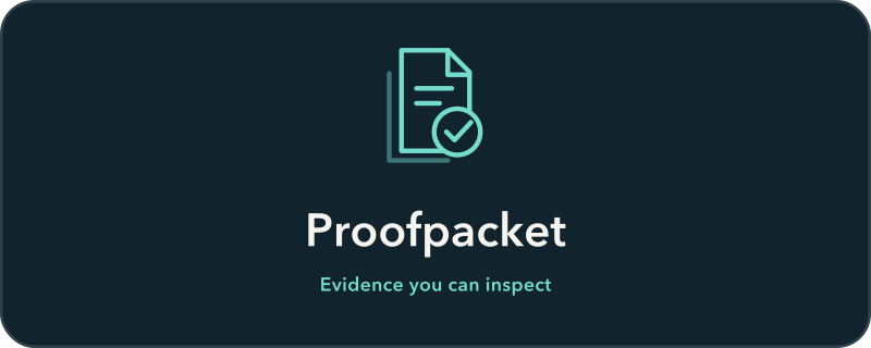SadaniAnuj's tweet photo. “Done. All tests pass.”

Against which files? Before or after the last edit?

I built Proofpacket to keep AI completion claims tied to recorded commands and file fingerprints.

What evidence do you ask your coding agent for?

https://t.co/vvo2TAlNd3 https://t.co/9Y7DfzmVuG