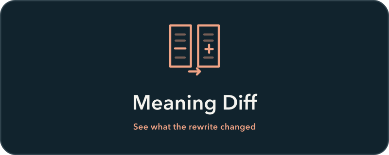 SadaniAnuj's tweet photo. “Just make it clearer.”

Then “must not” becomes “may.”
24 hours becomes 48.
An approval condition disappears.

Would you catch all three?

Meaning Diff flags these patterns for review.

https://t.co/OXjjD3nkDb https://t.co/H2PV8hUyHl