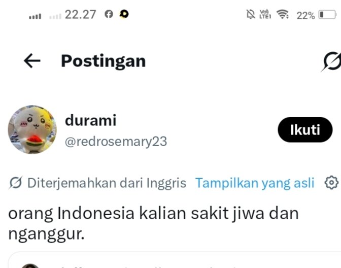 DwiAtmini8's tweet photo. @redrosemary23 Pembully yg mencoba jadi baik🗿🗿 https://t.co/qLul2QpjoV