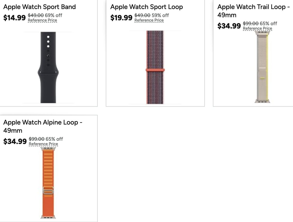 HoomanDeals's tweet photo. UP TO 69% OFF APPLE WATCH SPORT LOOPS &amp; BANDS #AD 

https://t.co/yEjuh4nrHe https://t.co/JbPNDLk4Yc