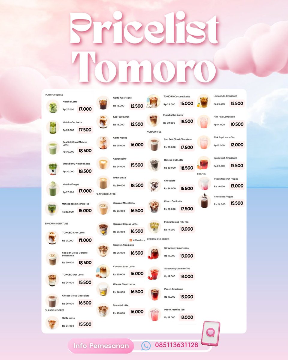 kimmpoel's tweet photo. isi format —> payment —> ready

haii teman timun! yang mau nongs atau jajan di kopken, fore bisa jasdor di aku nih buat dapetin diskon!! 

langsung chat wa di bio ajaa!

t. kopi kenangan jasa order diskon promo #zonauang https://t.co/sIDSqaKLNT