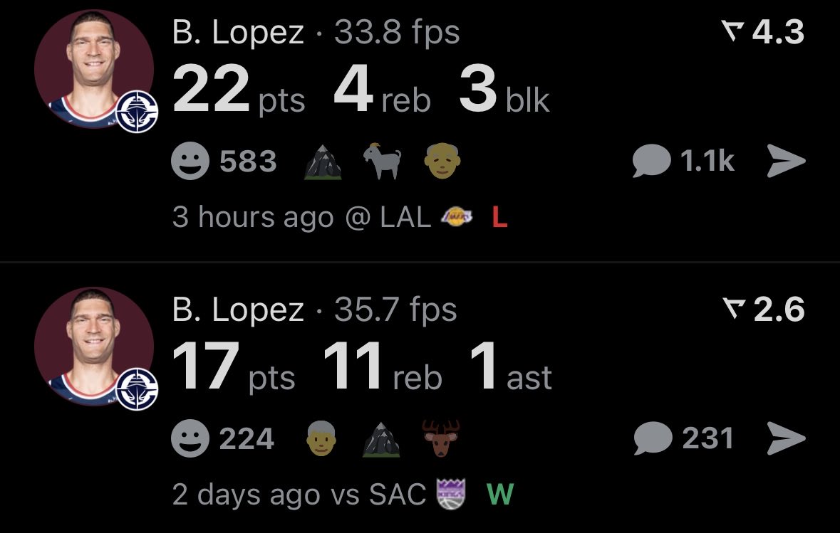clipperssin5's tweet photo. Brook Lopez wants that starting spot badly, wouldn’t be mad if he earns it at all, dude been playing insane. https://t.co/nCE8N1LtYj
