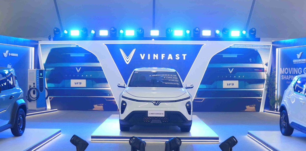 AutoAsiaBreak's tweet photo. Vingroup Plans 500 Million Dollar EV Plant in the Philippines

Capacity of 200,000 vehicles a year
Construction targeted for Q1 2027
Output for home market and export

#AutoAsia #VinFast #Philippines https://t.co/hyDpy5ImvX