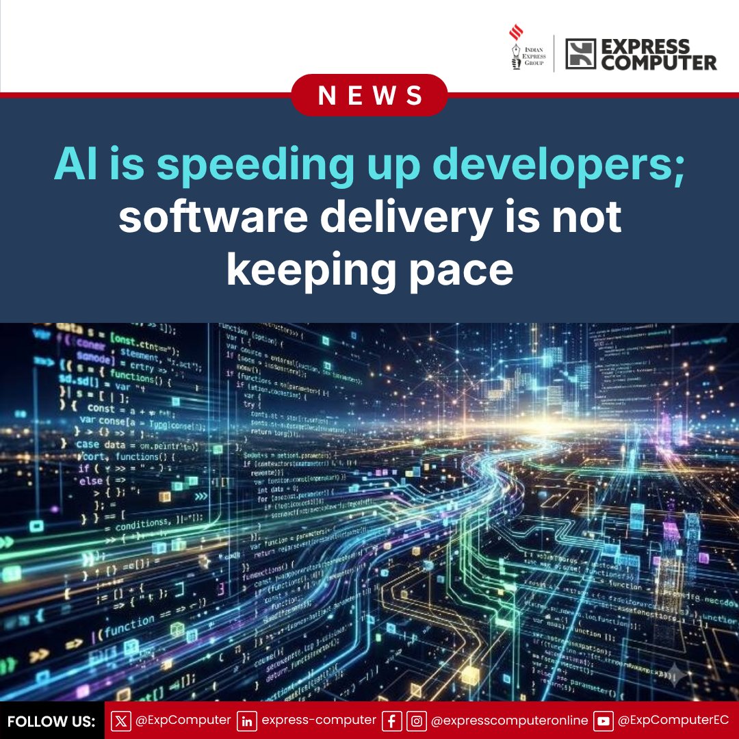 ExpComputer's tweet photo. #AI is speeding up developers; #software delivery is not keeping pace - https://t.co/jvcOPkqy9f | #technews #technology #futuretech https://t.co/yI5eWGhGxj