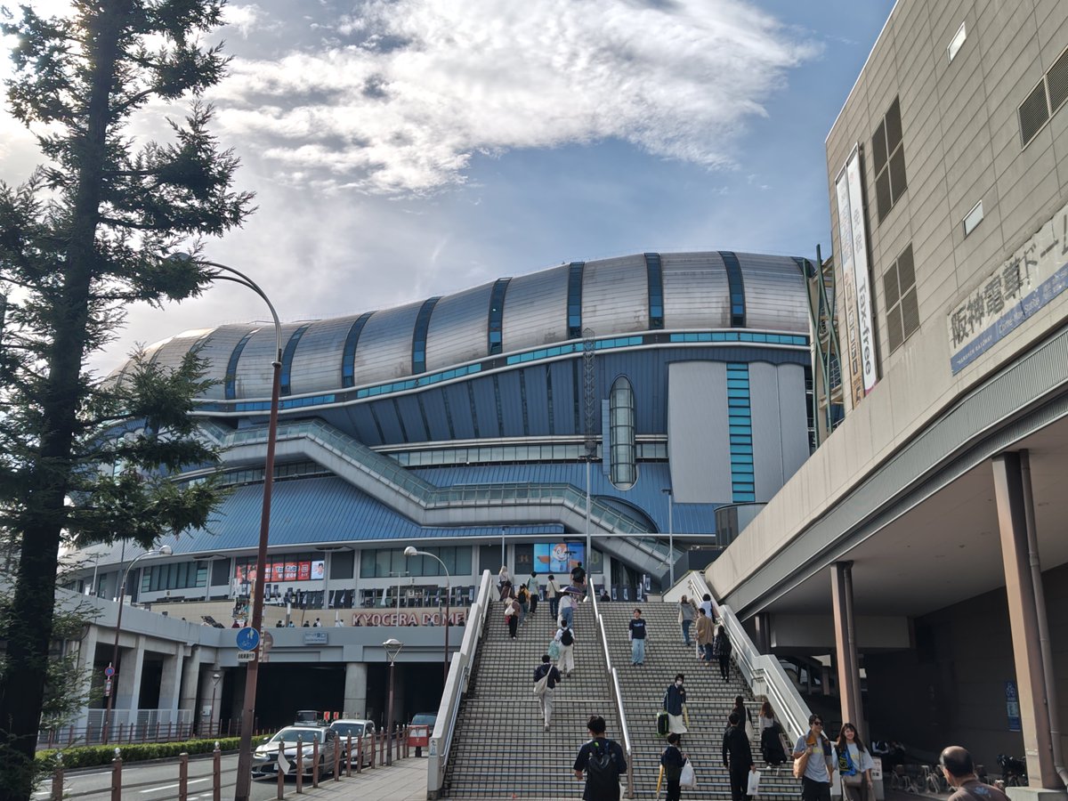 kasyue's tweet photo. 京セラドーム到着！ https://t.co/fAulrusXL1