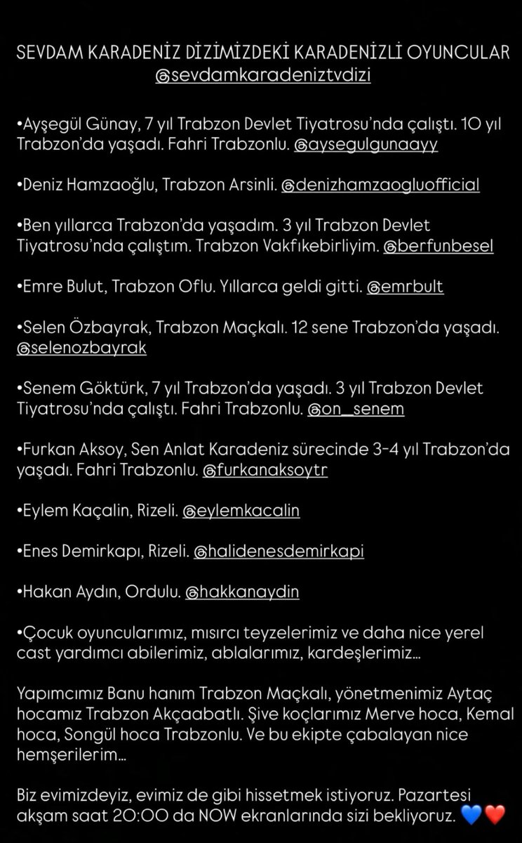 BerfunBesel's tweet photo. SevdamKaradeniz PazartesiNowda https://t.co/JReJaReyAw