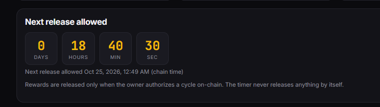 agentpunkid's tweet photo. 5% of marketplace trading fees are distributed daily, every 24 hours. Once the timer expires, you must manually claim your rewards.

https://t.co/afNwbjNkYg https://t.co/n2ZqpM8Fbq