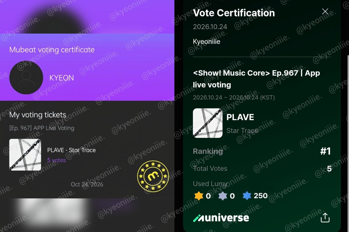 kyeoniiie's tweet photo. @kitaflakes Sali ako maaaa! Congrats sa plave at satin 🙌🏻🫂
#PLAVE #플레이브
#StarTrace #PLAVE_StarTrace https://t.co/QXnL9yTIDX