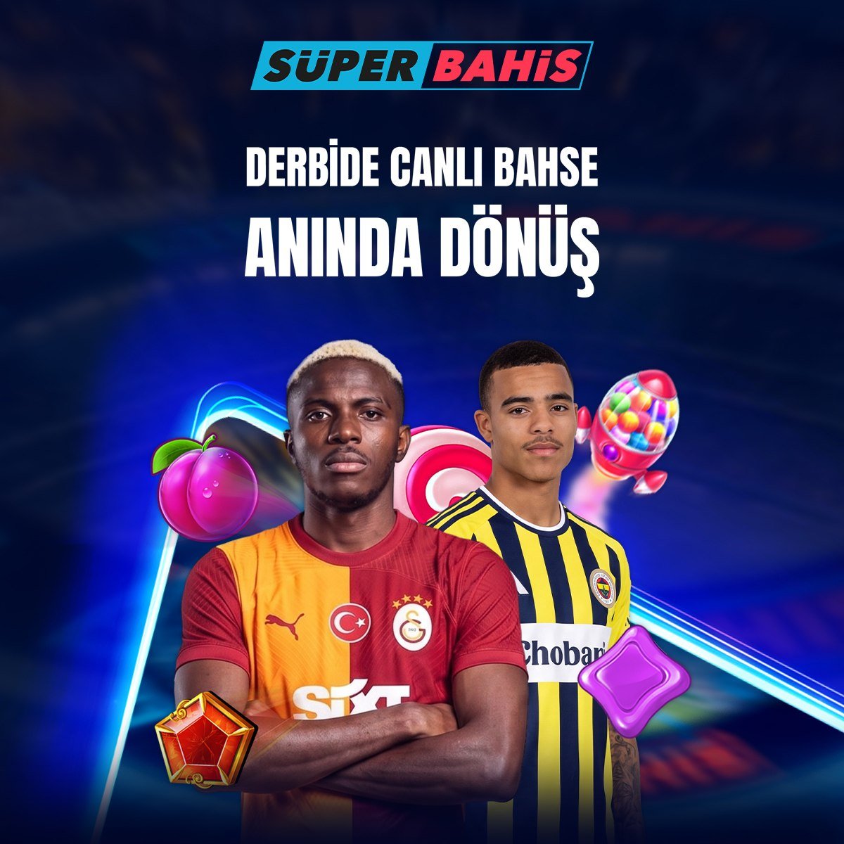 SuperbahisTR25's tweet photo. 🔥 DERBİDE CANLI BAHSE ANINDA DÖNÜŞ! ⚽️

Galatasaray – Fenerbahçe derbisinde heyecan sadece sahada değil! 👀
🎯 Maç devam ederken canlı bahislerini yap,
🎁 Free Spin kazanma fırsatını yakala!

Kazanmak için - https://t.co/tRBZM6OE9r https://t.co/Ia3p4eAbip