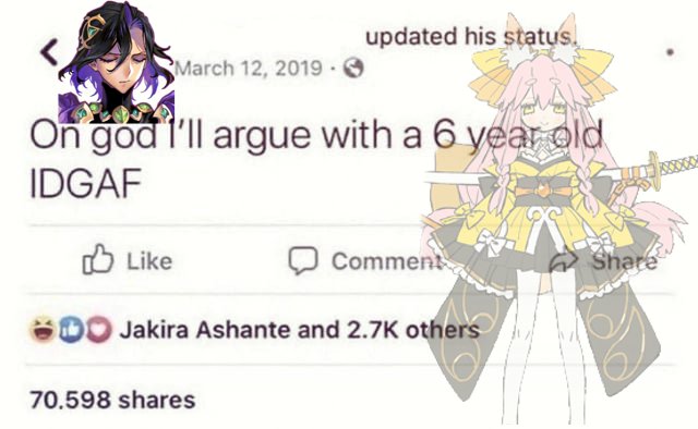 satoriika's tweet photo. since john is doing insanely well against aria's raid https://t.co/KWztd5ImBU