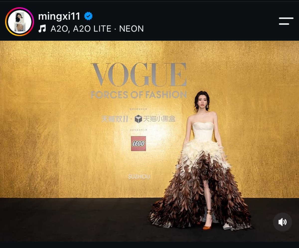A2OLITE_UPDATES's tweet photo. Chinese model Mingxi, who has previously walked in the Victoria’s Secret Fashion Show, used A2O LITE ‘NEON’ audio in her latest Instagram post.

#A2OLITE https://t.co/eywvEXUN0e