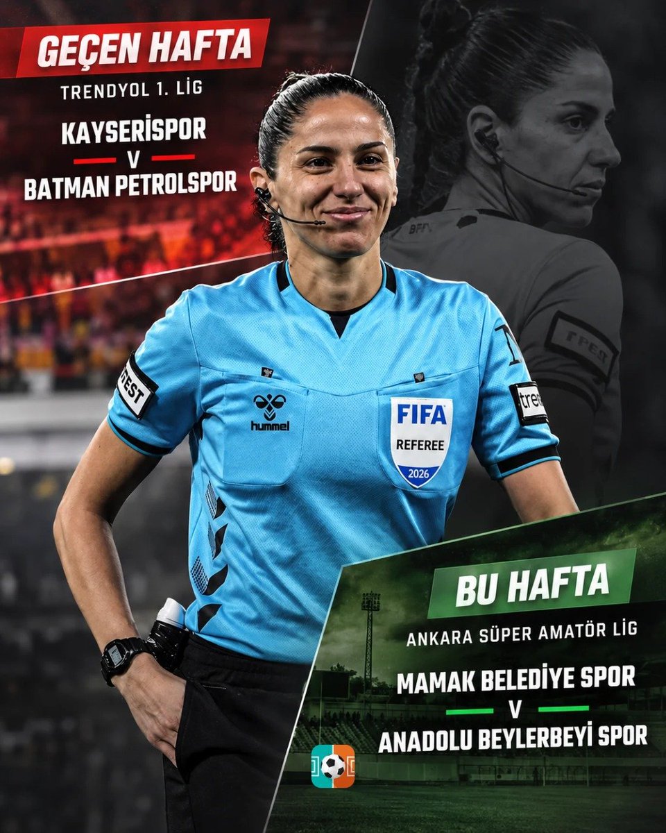 AltLiglerTR's tweet photo. Trendyol 1.Lig'den, Ankara Süper Amatör Lig'e! 

Geçtiğimiz hafta Trendyol 1. Lig'de Kayserispor-Batman Petrolspor karşılaşmasını yöneten FIFA kokartlı hakem Asen Albayrak, bu hafta Ankara Süper Amatör Lig'de Mamak Belediye Spor-Anadolu Beylerbeyi Spor mücadelesinde düdük çalacak.