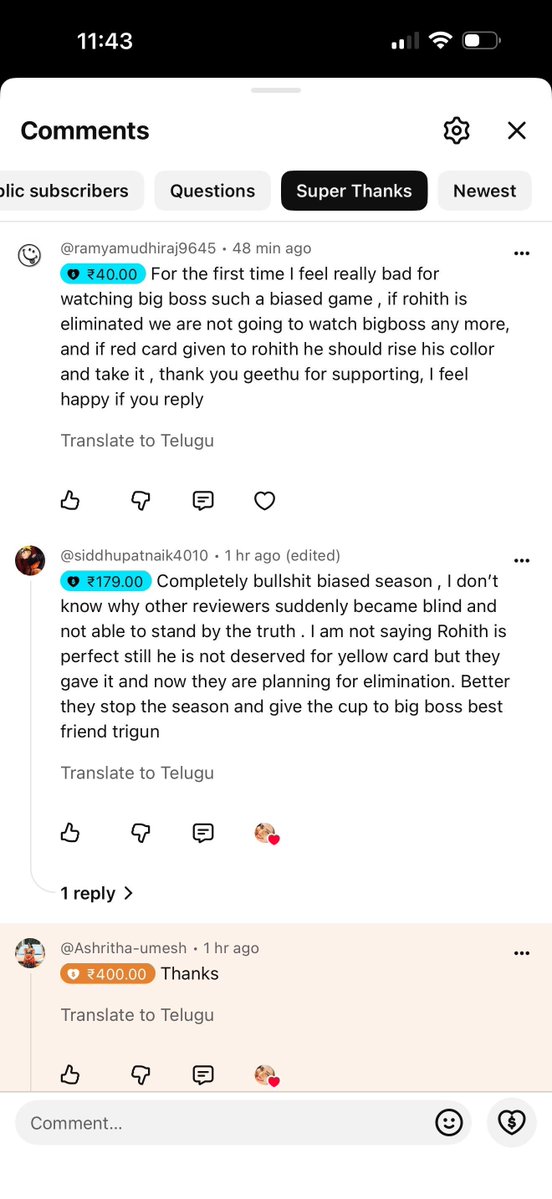 Sachin_edits45's tweet photo. Aaa  contestant ki ee lanti ladies following intha ledehemo. Rohit chala adhrushtavantdu . Ilanti manchi fans geluchukunanduku okka individual task aduanna ma andari kosam🥲🙌🏻
#BiggBossTelugu10 https://t.co/uaueuz2rMU