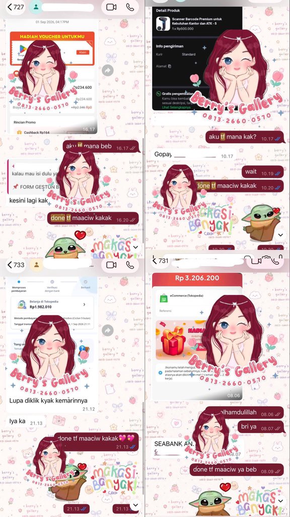 anotherbeyi's tweet photo. 🍓✨ 𝐓𝐄𝐒𝐓𝐈 𝐆𝐄𝐒𝐓𝐔𝐍 𝐅𝐑𝐄𝐒𝐇 ✨🍓

𝐊𝐄𝐂𝐈𝐋 𝐀𝐓𝐀𝐔 𝐁𝐈𝐆 𝐍𝐎𝐌𝐈𝐍𝐀𝐋, 𝐁𝐈𝐒𝐀 𝐁𝐀𝐍𝐆𝐄𝐓 🤍

✨ 𝐑𝐄𝐒𝐏𝐎𝐍 𝐂𝐄𝐏𝐀𝐓
🤍 𝐏𝐑𝐎𝐒𝐄𝐒 𝐌𝐔𝐃𝐀𝐇
🍓 𝐏𝐄𝐋𝐀𝐘𝐀𝐍𝐀𝐍 𝐅𝐑𝐈𝐄𝐍𝐃𝐋𝐘

Spaylater Kredivo Gopaylater Indodana BCA CC Kartu Kredit Zonauang Yup Traveloka Tiktok ovo k