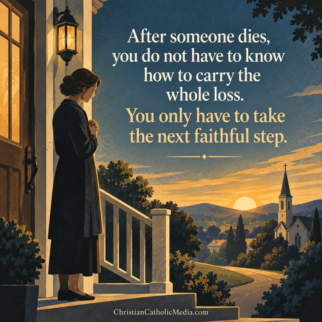ccatholicmedia's tweet photo. What to Do After Someone You Love Dies

The first days after someone dies can feel unreal. There are phone calls to make. People to notify. Funeral arrangements.

https://t.co/YXJpkVZxoc
#HopeAndHealing #Catholic https://t.co/OCd22qTf9i