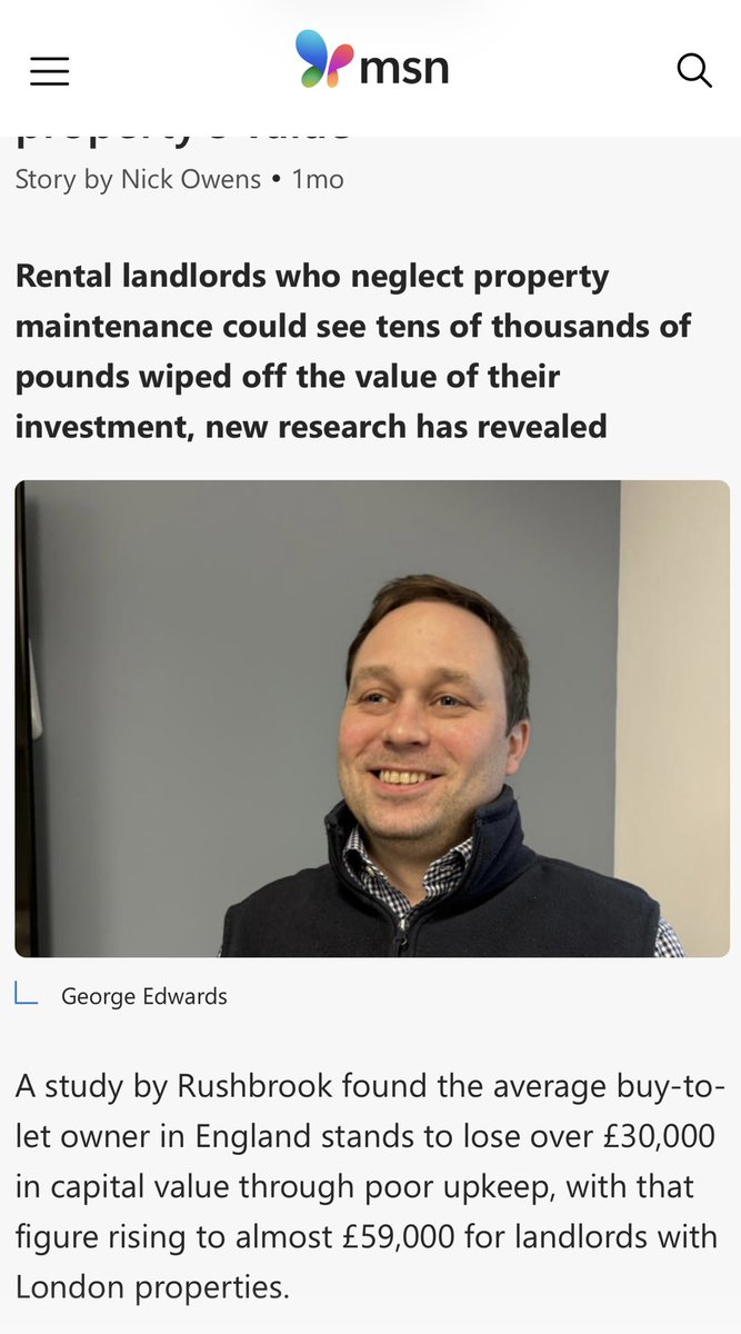 Proper_PR's tweet photo. Client: Rushbrook   

Publication: MSN 

Read here: https://t.co/3R9IfPYlWq https://t.co/IzaDv7DMDA
