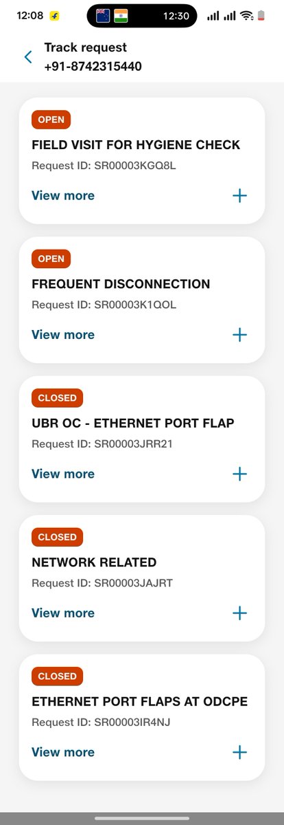 vammi123's tweet photo. @JioCare @reliancejio 

I installed jio air fiber on 5th october and since then iam facing internet speed issues, hardly getting 2mbps speed that too unstable connection, after this many complaints they are unable to rectify this simple issue and this is not what jio is built on https://t.co/kja3t3JGre